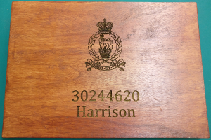 picture of engraved wooden box